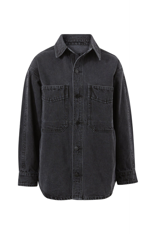 Bobbi Side Pocket Denim Shacket