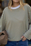 Beau Long Sleeve Slouchy Tee