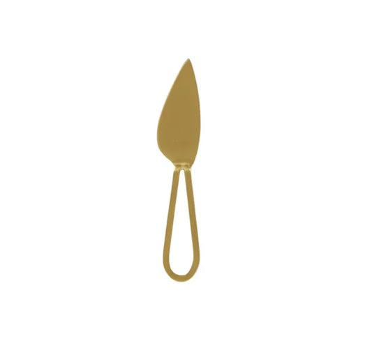 Auric S/Steel Cheese Knife 13cm Gold