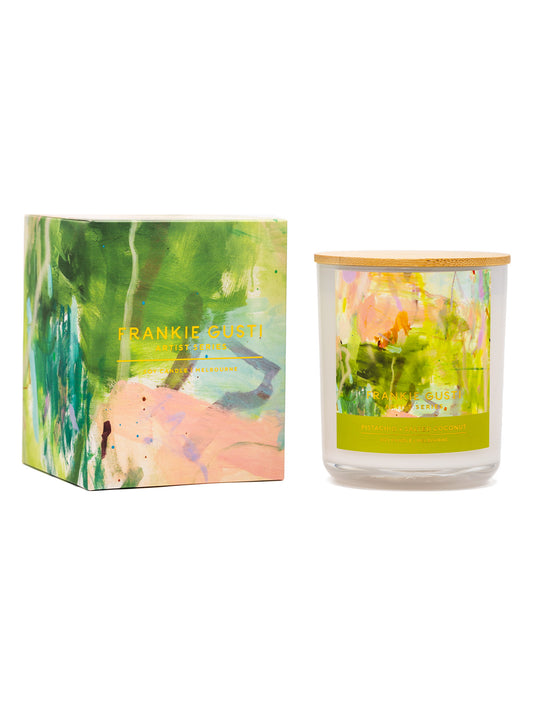 Artist Series Candle | Pistachio & Salted Coconut | Kate Eliza