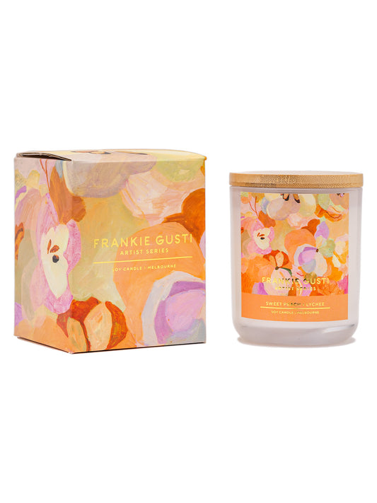 Artist Series Candle | Sweet Peach & Lychee | Jade Fisher