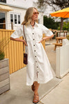 Ava Short Sleeve Midi Dress